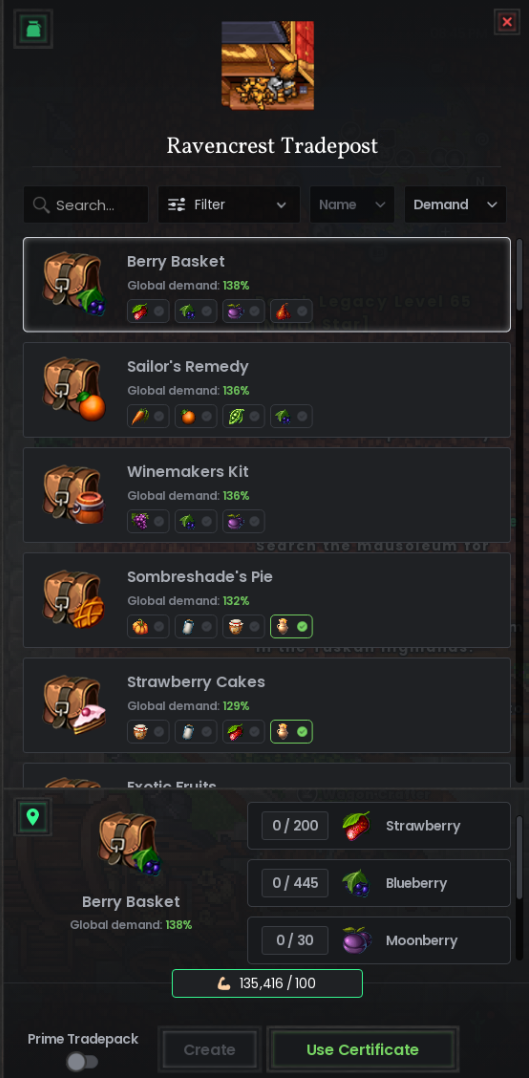 Um gráfico de barras mostrando as visualizações e visitas do RavenQuest.tools desde o lançamento (1 de abril de 2025 - 6 de maio de 2025)